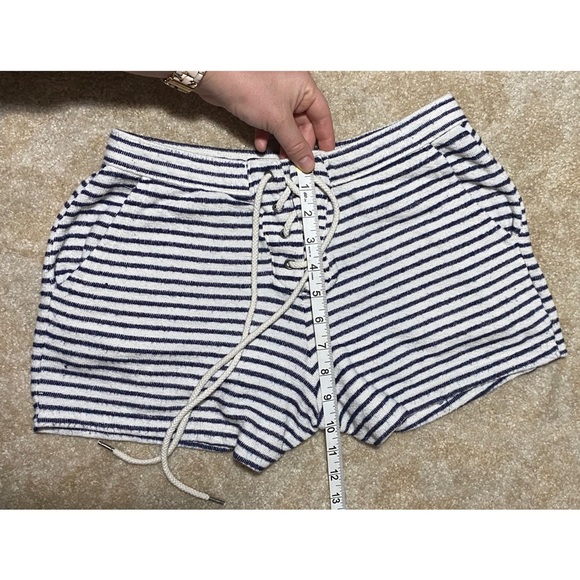 Aerie lounge shorts navy blue stripes S - Picture 9 of 10